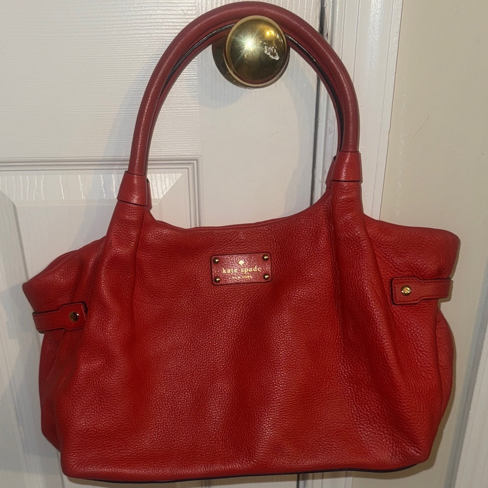 Kate Spade Leather Cherry Red Bag